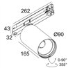 Delta Light SPY 90 TW ADM DIM5 Éclairage sur rail