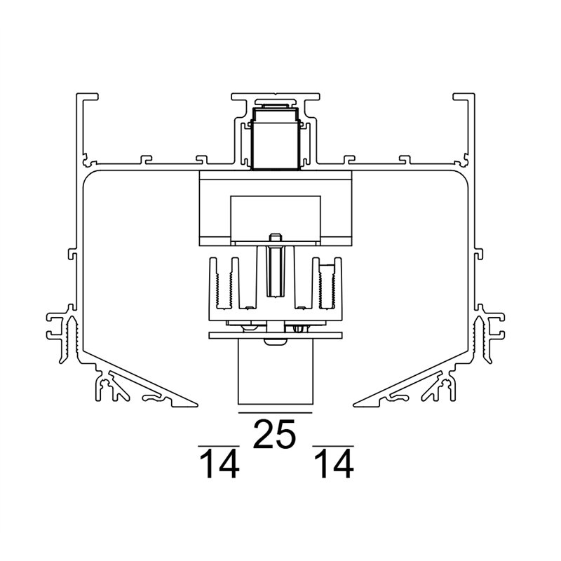 Delta Light M52 - 1 Led DIM5 Éclairage sur rail
