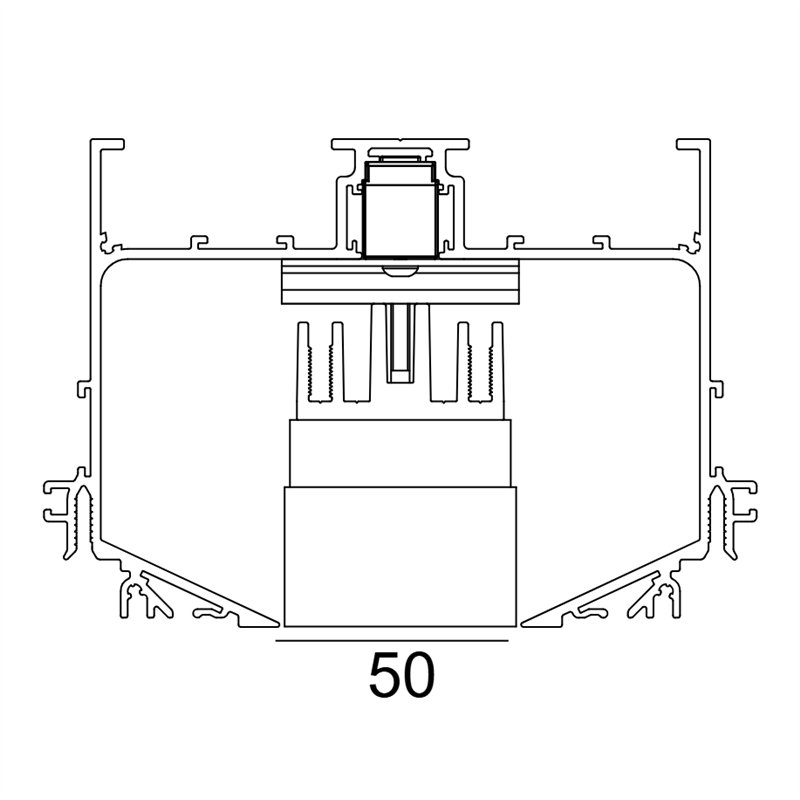 Delta Light M52 - 2 Led D MDL éclairage sur rail