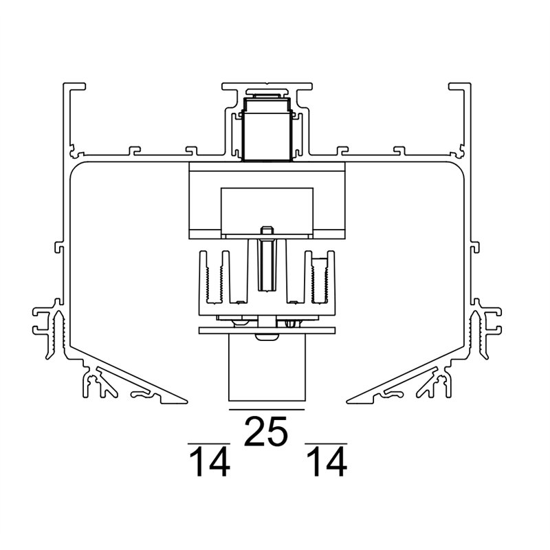 Delta Light M52 - 2 Led DIM5 Éclairage sur rail