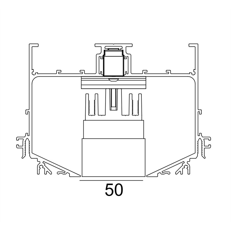 Delta Light M52 - 2 Led D DIM5 Trackverlichting