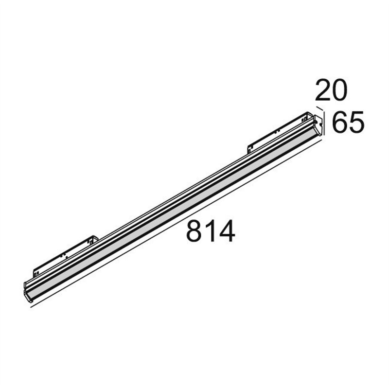 Delta Light M - Dot.Com Wallwash 08 DIM5 Trackverlichting