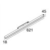 Delta Light M - Led Line He Soft 1 X 9,1W DIM5 Éclairage sur rail