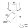 Delta Light M52 - Spy Focus MP DIM5 Schienenbeleuchtung