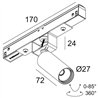 Delta Light M20/M26H - Spy 271 DIM5 Schienenbeleuchtung