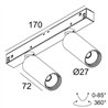 Delta Light M26L - SPY 272 DIM5 Éclairage sur rail