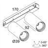 Delta Light M26L - SPY 392 DIM5 Éclairage sur rail