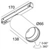 Delta Light M26L - SPY 66 DIM5 éclairage sur rail