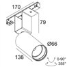 Delta Light M52 - Spy 66 DIM5 Éclairage sur rail