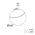 Delta Light M26L - Tweeter BL DIM5 Trackverlichting