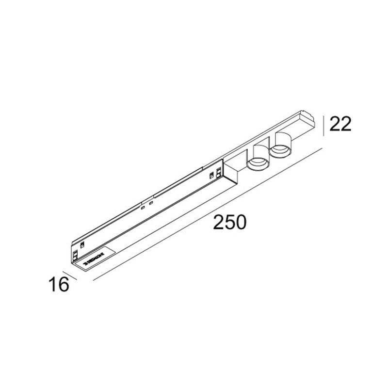 Delta Light M26L - JUM-OH! 2R MDL Track lighting fixture
