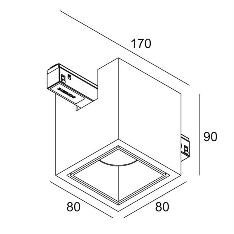 Delta Light M26L Boxy L MDL éclairage sur rail