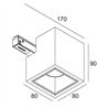 Delta Light M26L Boxy L A TW DIM5 Track lighting fixture