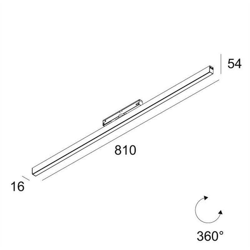 Delta Light M26L - Led Line Ok MDL Trackverlichting
