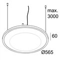 Delta Light Soli - Shhh Plus 60/4 Scarlet DIM5 Trackverlichting