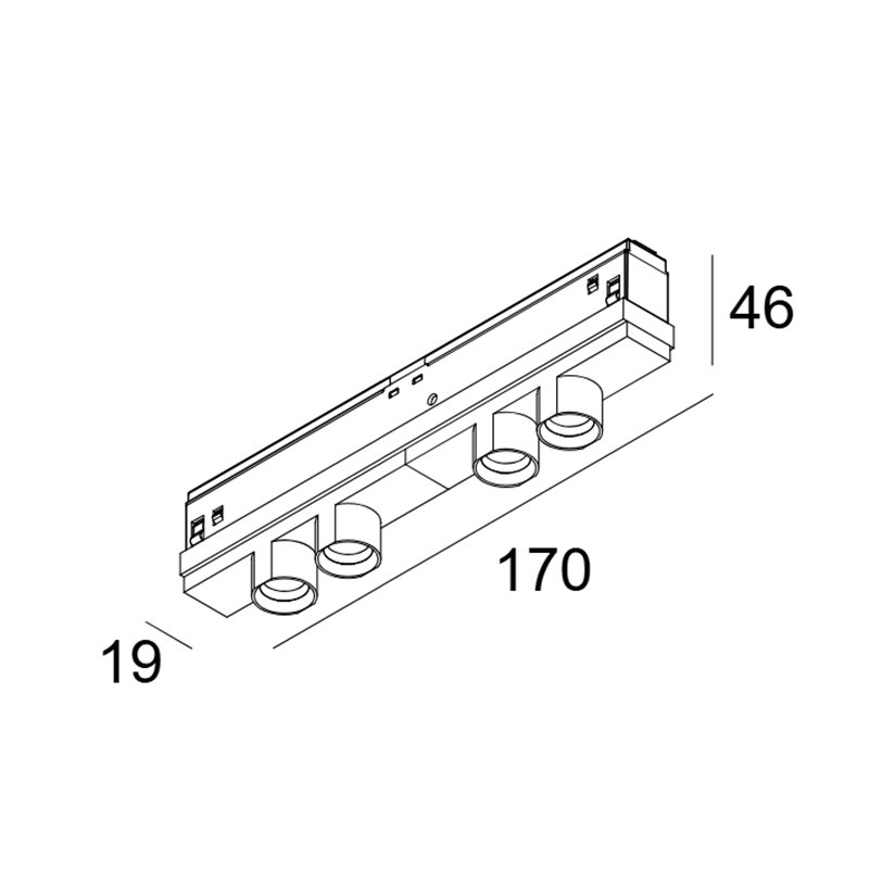 Delta Light M20/M26H - Jum-Oh! 4R DIM5 Éclairage sur rail