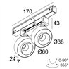Delta Light M20/M26H - ODRON 2/41 DIM5 Éclairage sur rail