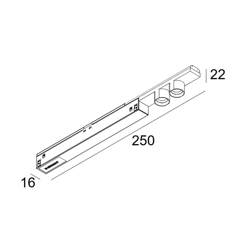 Delta Light M26L - Jum-Oh! 2R 92730 Dim5 Schienenbeleuchtung