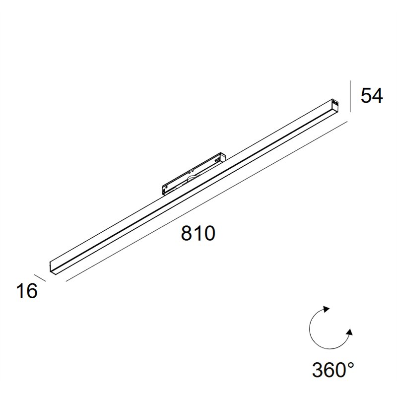 Delta Light M26L - Led Line OK DIM5 Éclairage sur rail