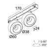 Delta Light M26L - ODRON 2/41 DIM5 Schienenbeleuchtung
