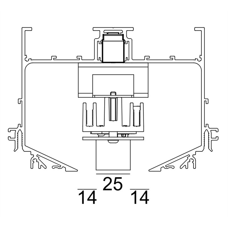 Delta Light M52 - 1 Led MDL Éclairage sur rail