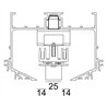 Delta Light M52 - 1 Led MDL Track lighting fixture