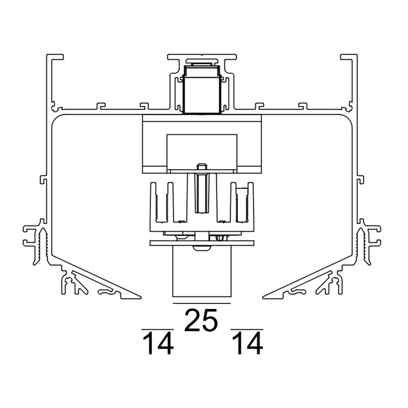 Delta Light M52 - 2 Led Mdl Éclairage sur rail