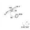 Delta Light Spl14 - Spy 39 Focus Éclairage sur rail