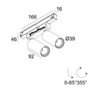 Delta Light M20/M26H - Spy 392 Soft Trackverlichting