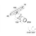 Delta Light M20/M26H - Spy 39 Framer Trackverlichting