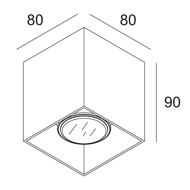 Delta Light BOXY Hi Plafonnier