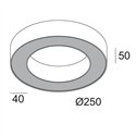 Delta Light SUPER-OH! XS 25 DIM8 Plafondlamp / Wandlamp