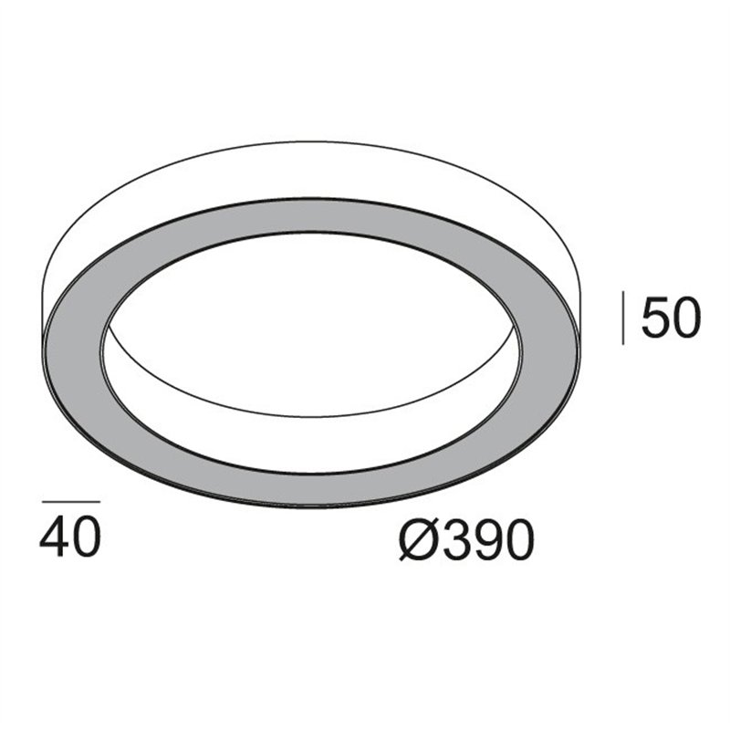 Delta Light SUPER-OH! XS 39 DIM8 Deckenlampe / Wandlampe