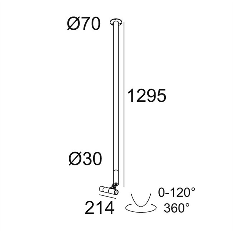 Delta Light XY180 S120 MINI Deckenlampe
