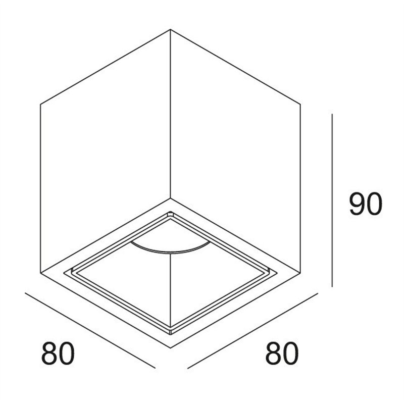 Delta Light BOXY L DIM8 Ceiling lamp
