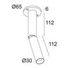 Delta Light NEEDLE 1 OK Lampe de plafond