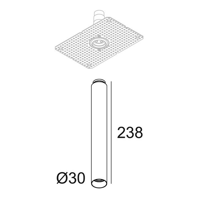 Delta Light NEEDLE 1 TRC Lampe de plafond