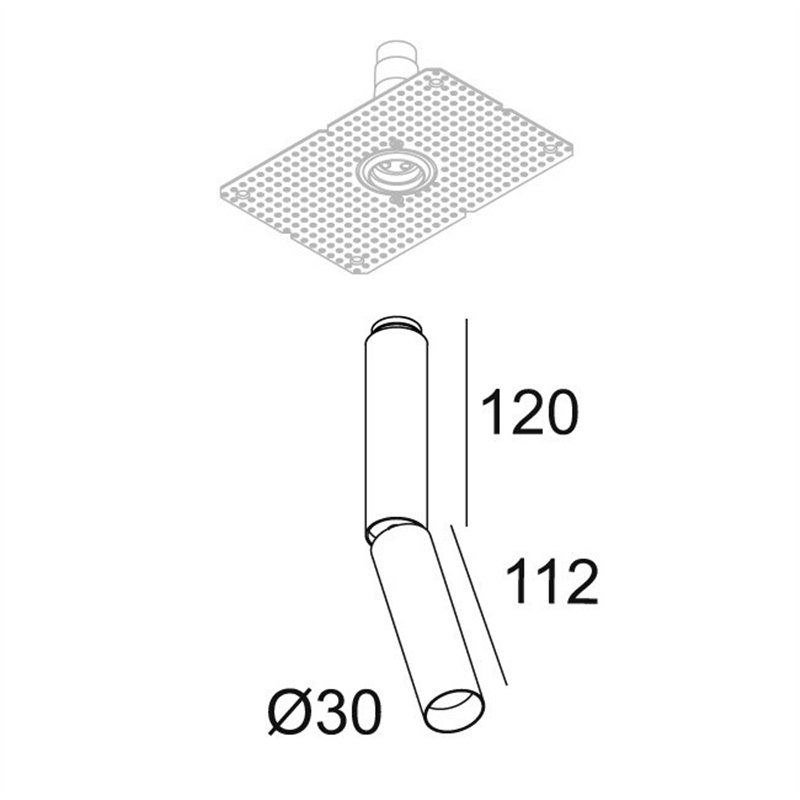 Delta Light NEEDLE 1 TRC OK Lampe de plafond