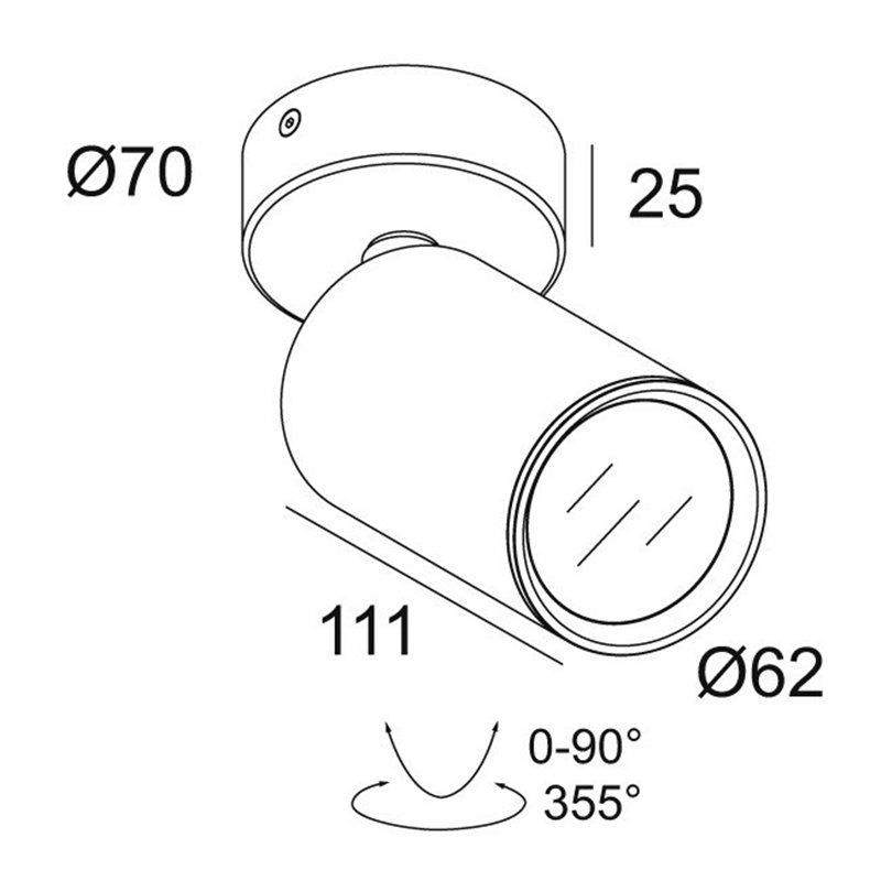 Delta Light SPY FOCUS ON MP Deckenlampe