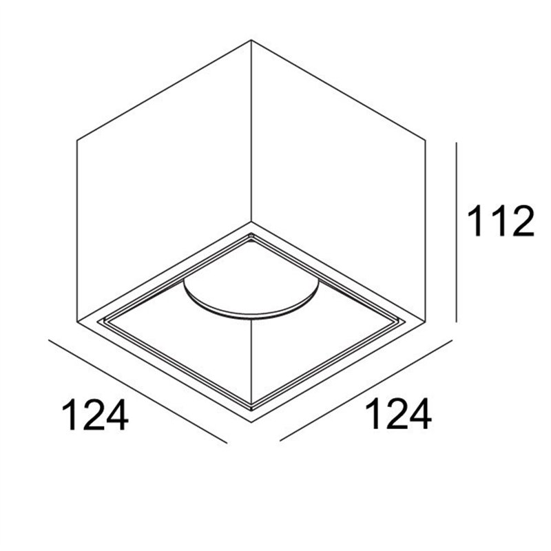 Delta Light BOXY XL S DIM1 Lampe de plafond