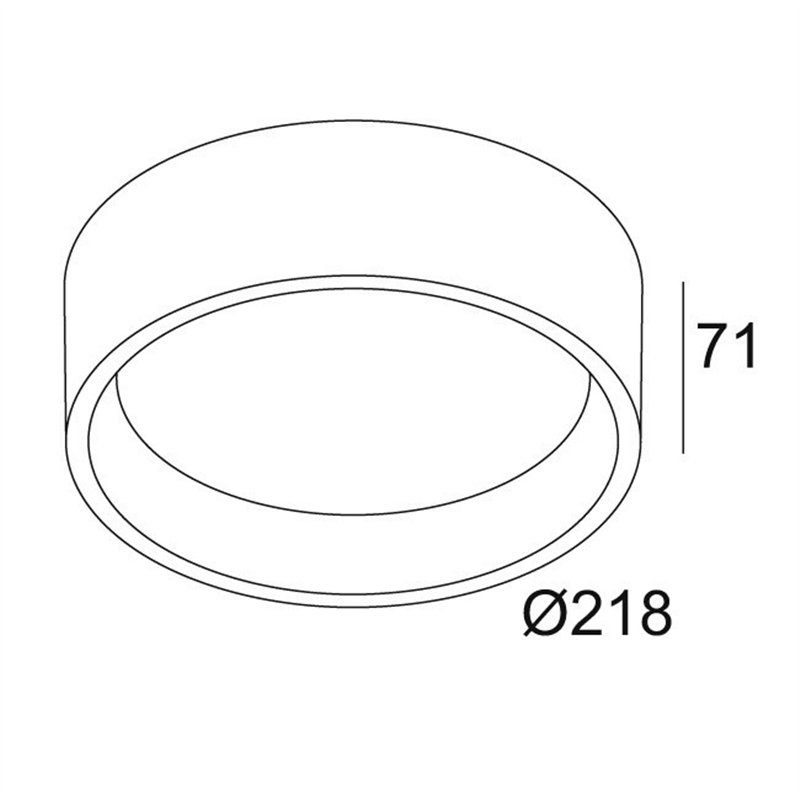 Delta Light DIRO SBL L ON Lampe de plafond