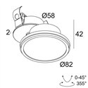 Delta Light HALOSCAN CLIP HP SOFT Plafondlamp