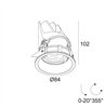 Delta Light ENTERO RD-S X Deckenlampe