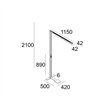 Delta Light INFORM 40 SQ F1 T PDS DOWN-UP TW Floor lamp