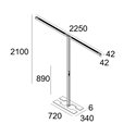 Delta Light INFORM 40 SQ F2 H PDS DOWN-UP Staanlamp