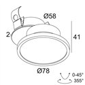 Delta Light HALOSCAN CLIP MP SOFT Plafondlamp