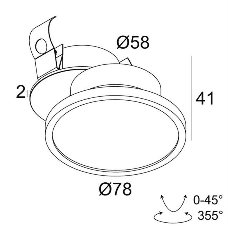 Delta Light HALOSCAN CLIP MP SOFT Deckenlampe