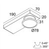Delta Light HALOSCAN ON 1 MP DIM8 Ceiling lamp