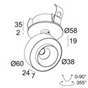 Delta Light ODRON CLIP/41 Plafondlamp