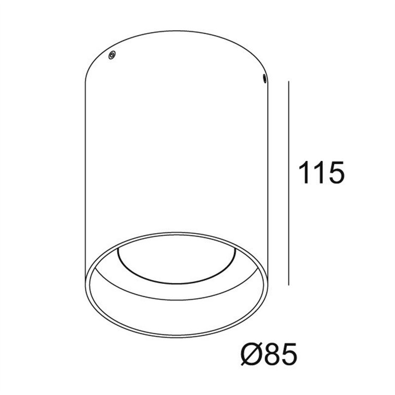 Delta Light QOBY X R DIM8 Lampe de plafond